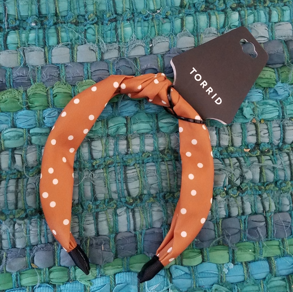 Polka dot headband